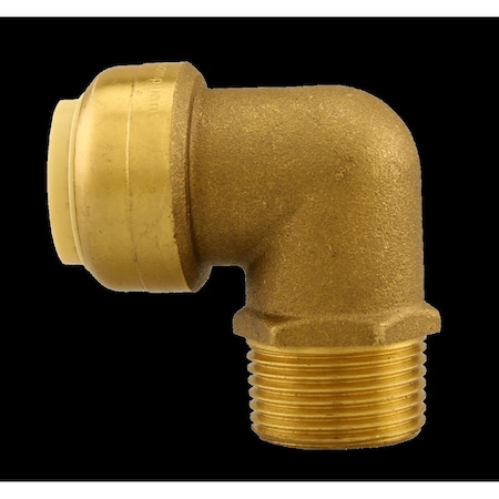 Homewardbound 0.5 x 0.5 in. MPT Push Fittings 90 deg Elbow HO2825191